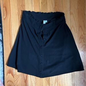 & Other Stories Button Up Mini Skirt